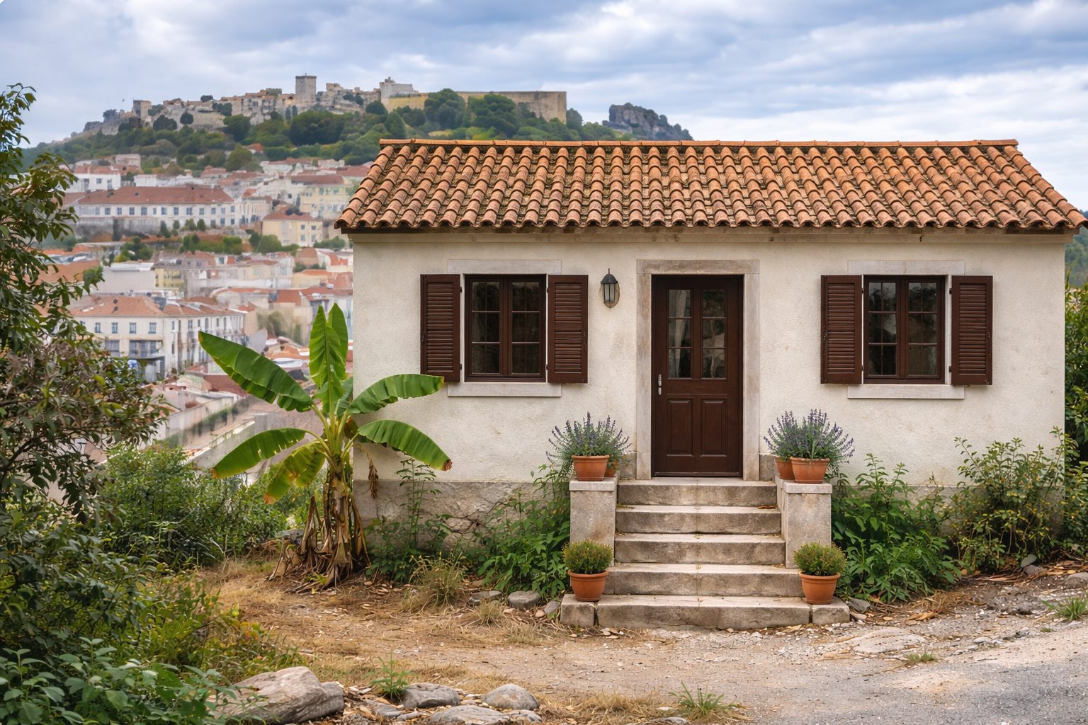 Casa da porteira reabilitada após legalização